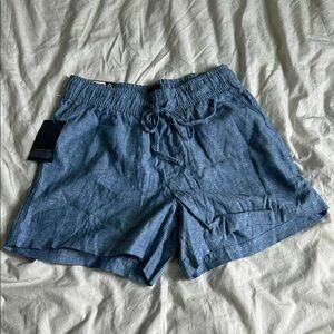 NWT Gap linen pull on shorts size xs
